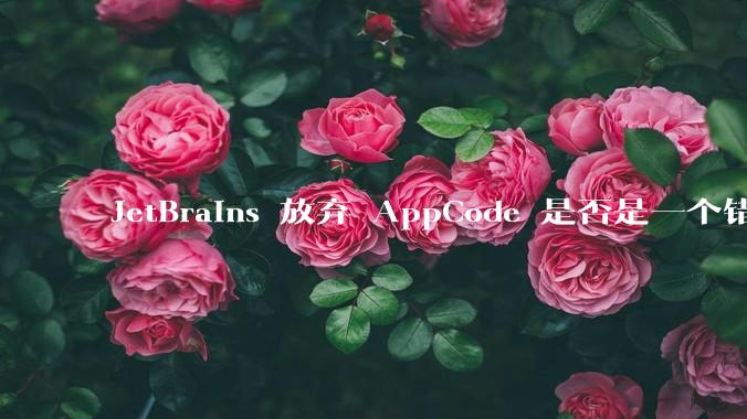 JetBrains 放弃 AppCode 是否是一个错误决定?